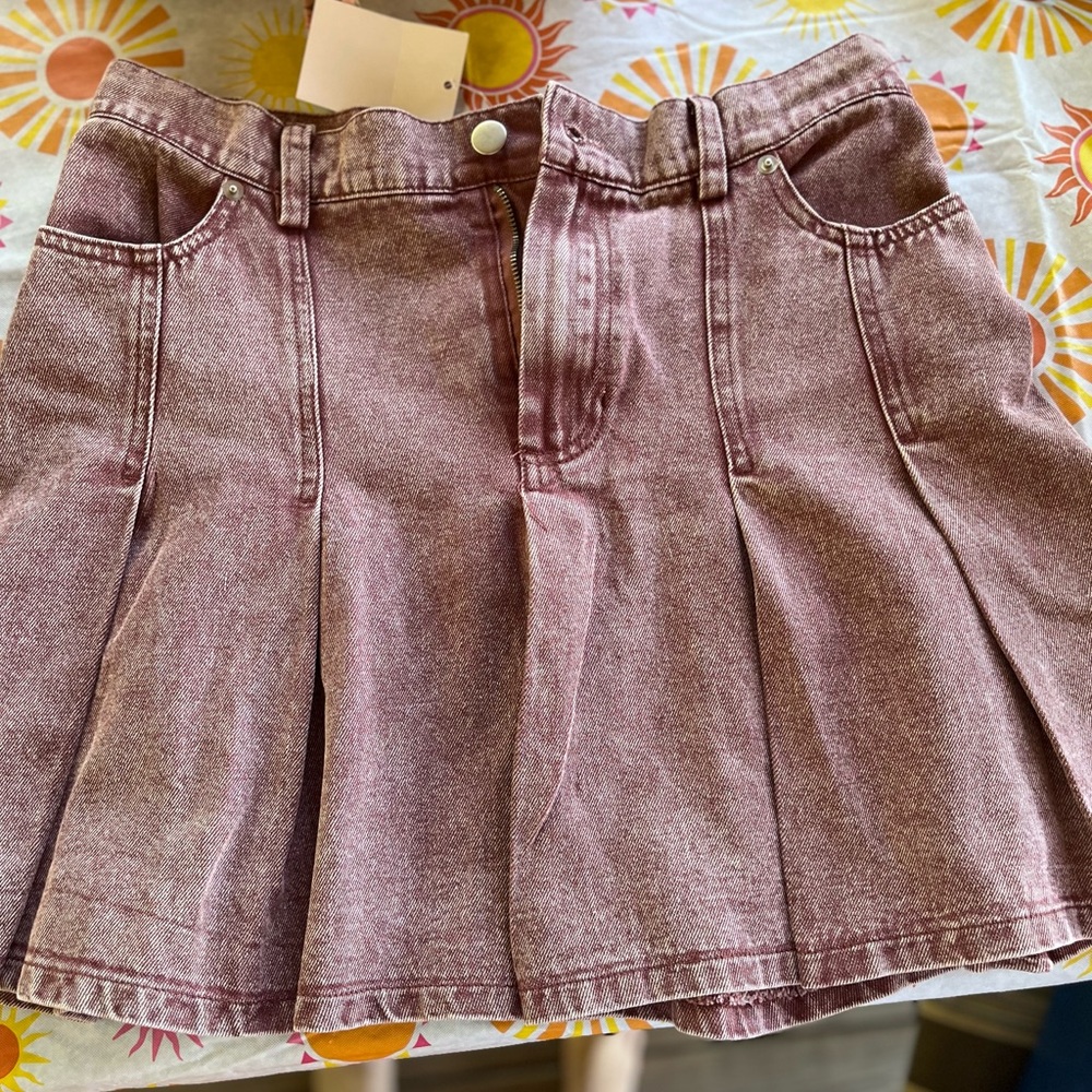 NEW IN NWT Pleated Skater Mini Skirt